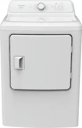 Frigidaire - 7 Cu. Ft. Gas Dryer with 8 Dry Cycles - White