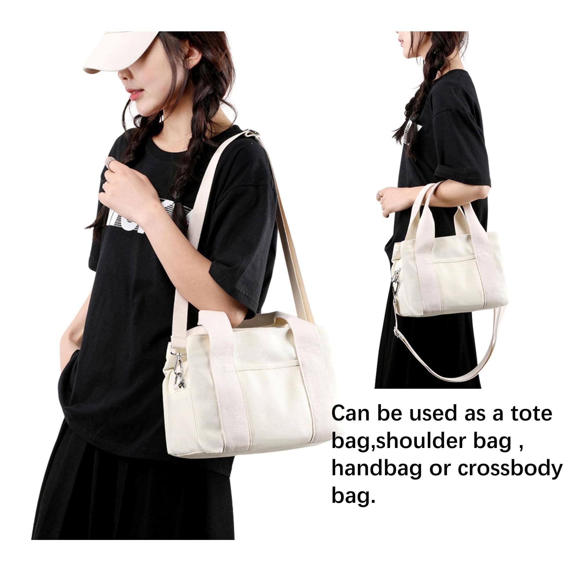 Can be used as a tote bag, shoulder bag, handbag, or crossbody bag.