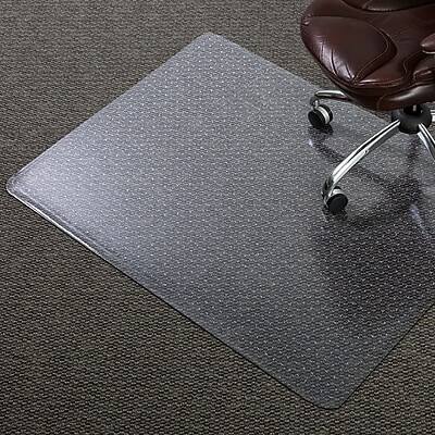 Alt View 1. ES Robbins - E.S. Robbins Anchormat Carpet Chair Mat, 46" x 60'', Low-Pile, Clear (ESR120321) - Clear.