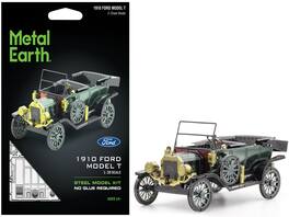 Model Kit 1910 Ford Model T (Moderate Difficulty) Steel Model by Metal Earth - Green