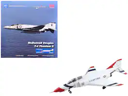 McDonnell Douglas F-4E Phantom II Fighter-Bomber Aircraft "Thunderbirds" US Air Force 1/72 Diecast Model by Hobby Master