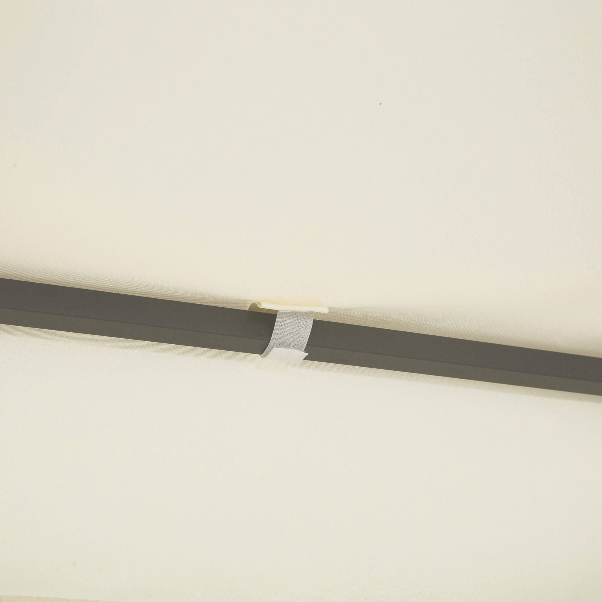 Alt View 7. Outsunny - 13' x 10' Gazebo Replacement Canopy, 2-Tier Top UV Cover for 84C-101 Outdoor Gazebo - Cream White.