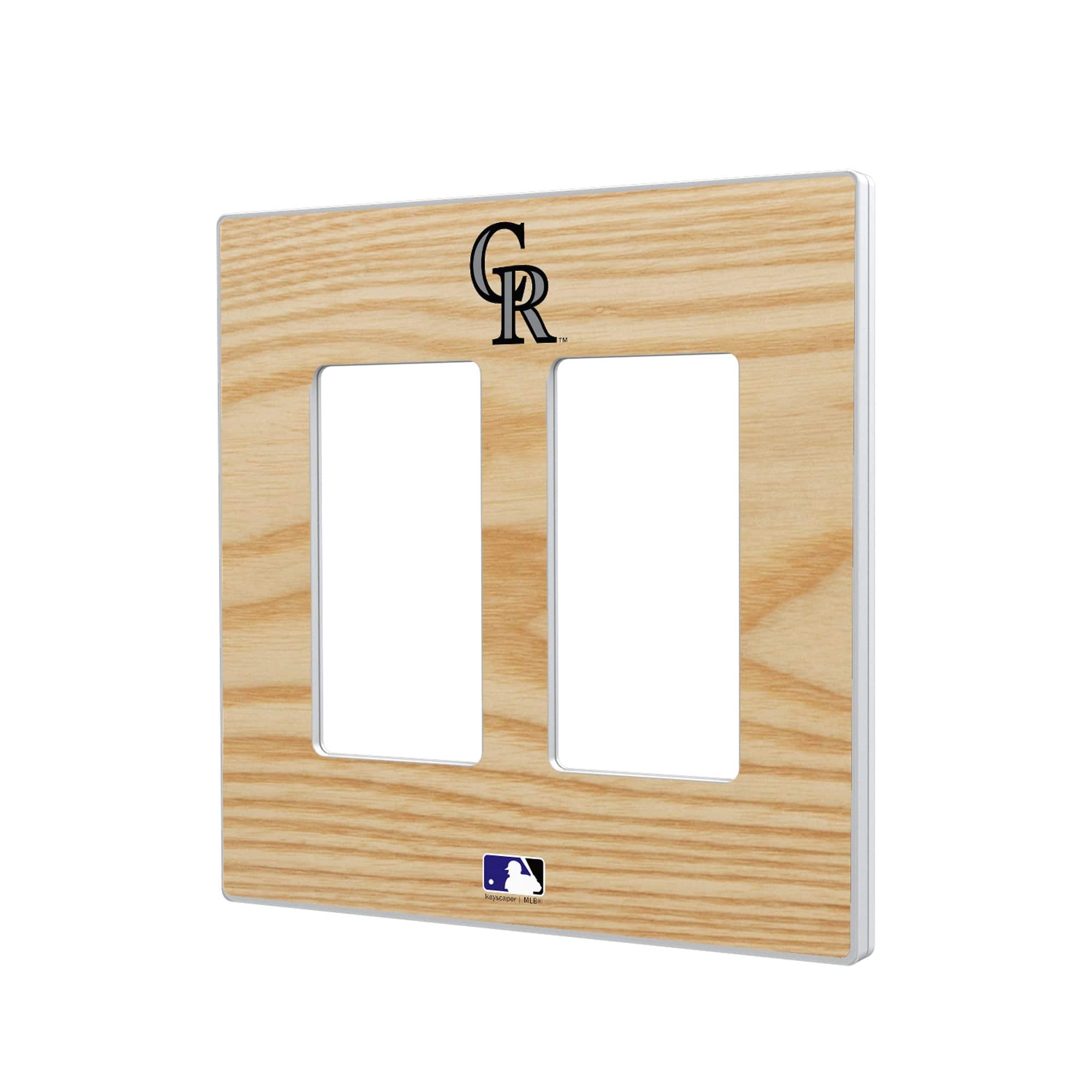 Keyscaper - Colorado Rockies Baseball Bat Design Double Rocker Light Switch Plate - Multicolor price history on PriceWatchPro