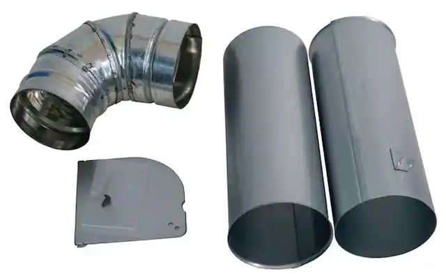 Front. 100 Percent - Dryer Side Vent.
