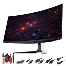 Bundle - Alienware - AW3420DW 34 inch UWQHD 120Hz Curved IPS LED Gaming Monitor + Cleaning Kit