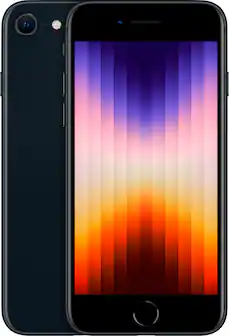 Apple - Pre-Owned Excellent iPhone SE (2022) 64GB (Unlocked) - Midnight
