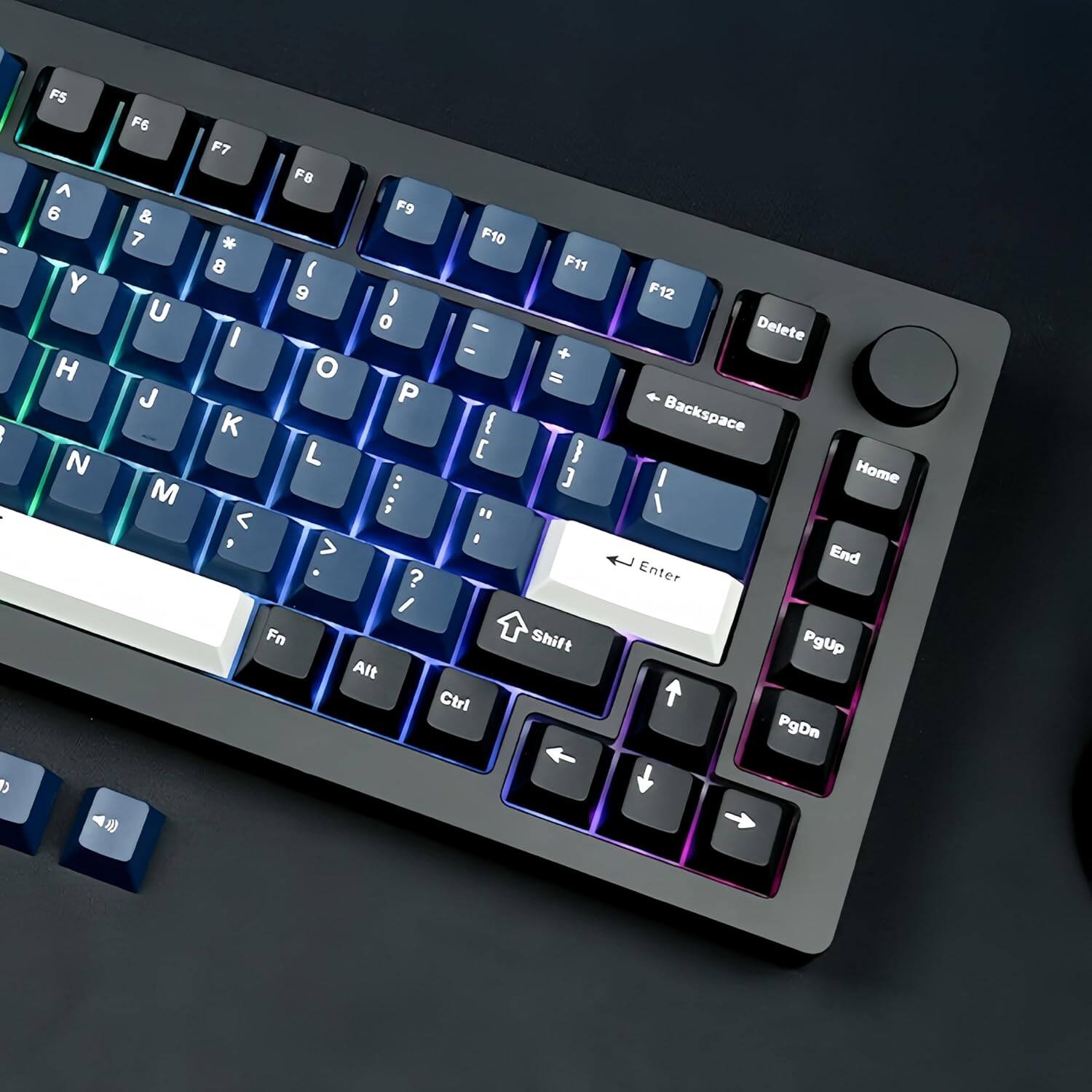 - 1 F5 ^ 6 Y H N F6 & 7 U J M F7 * F8 ( 8 I O P K L [ I : ] ; " I ' ? / Fn Shift Alt Ctrl F12 Delete Backspace I Home I End Enter PgUp PgDn