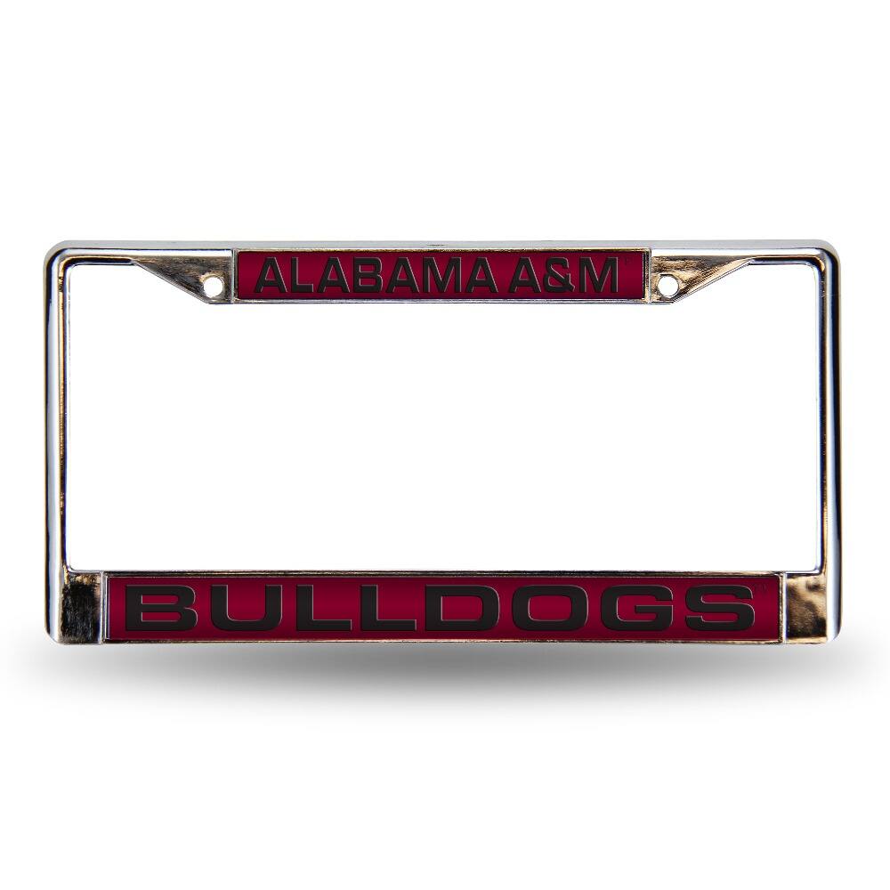 Alabama A&M Bulldogs Chrome Metal Laser Cut License Plate Frame