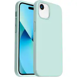Entronix - Soft-Touch Liquid Silicone Case for iPhone 16E - Durable and Stylish Protection - Teal