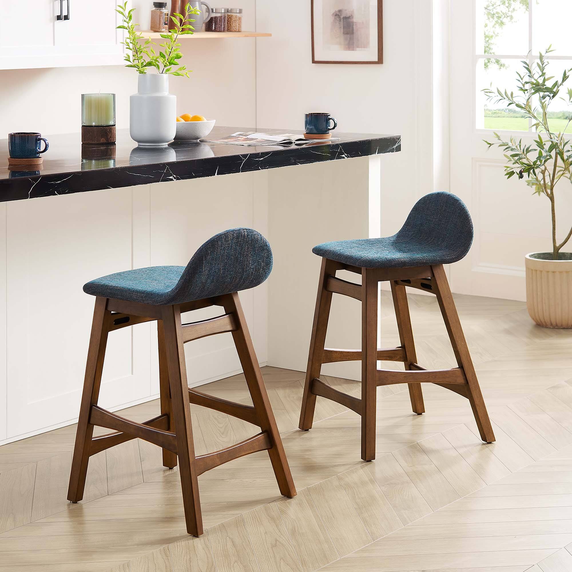 Alt View 5. Modway - Juno Wood Counter Stool Set of 2 by Modway - 0.