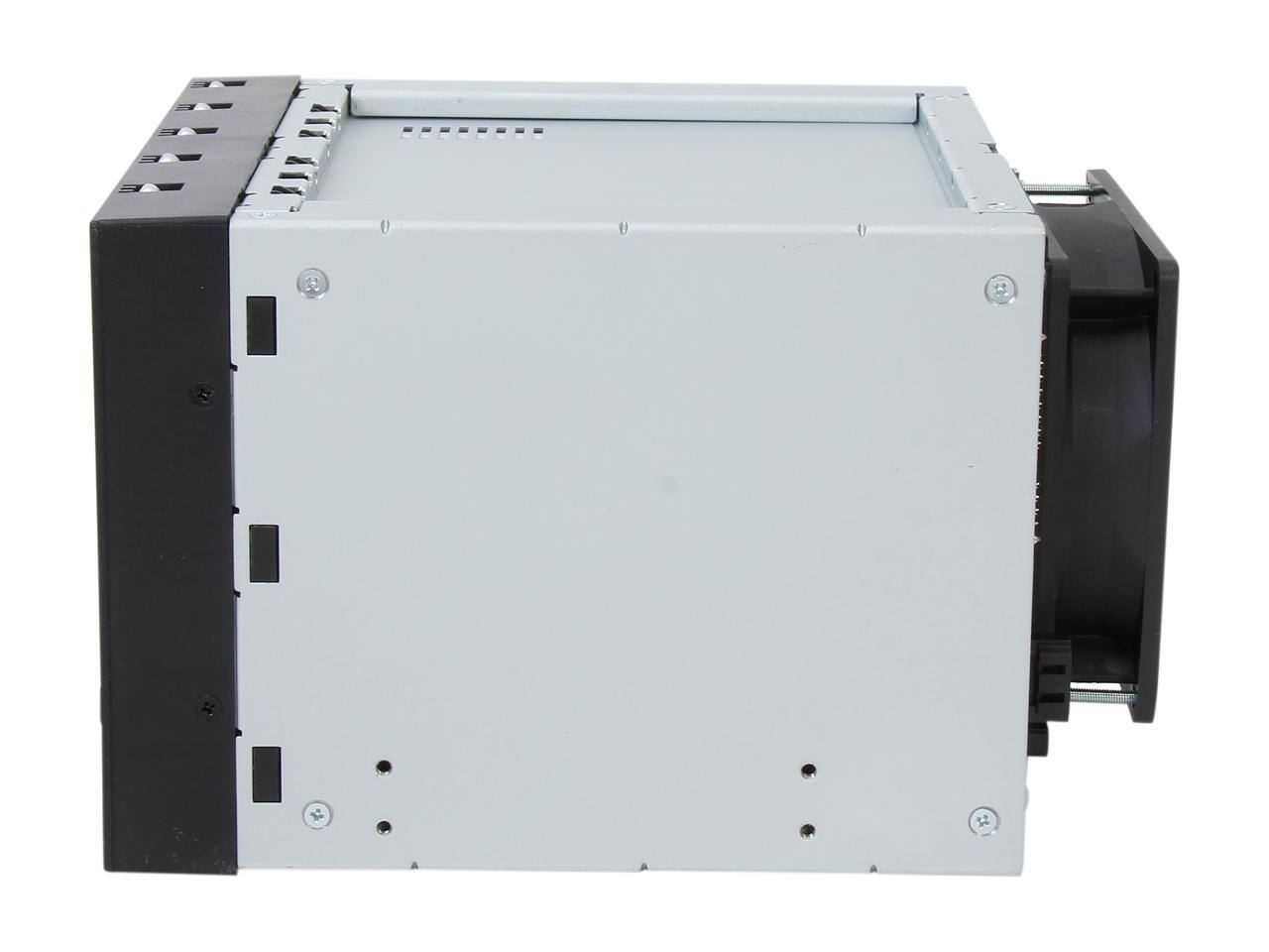 Alt View 2. Icy Dock - Icy Dock MB155SP-B | 5x3.5" in 3x5.25" Hot Swap SATA HDD Cage | FatCage.