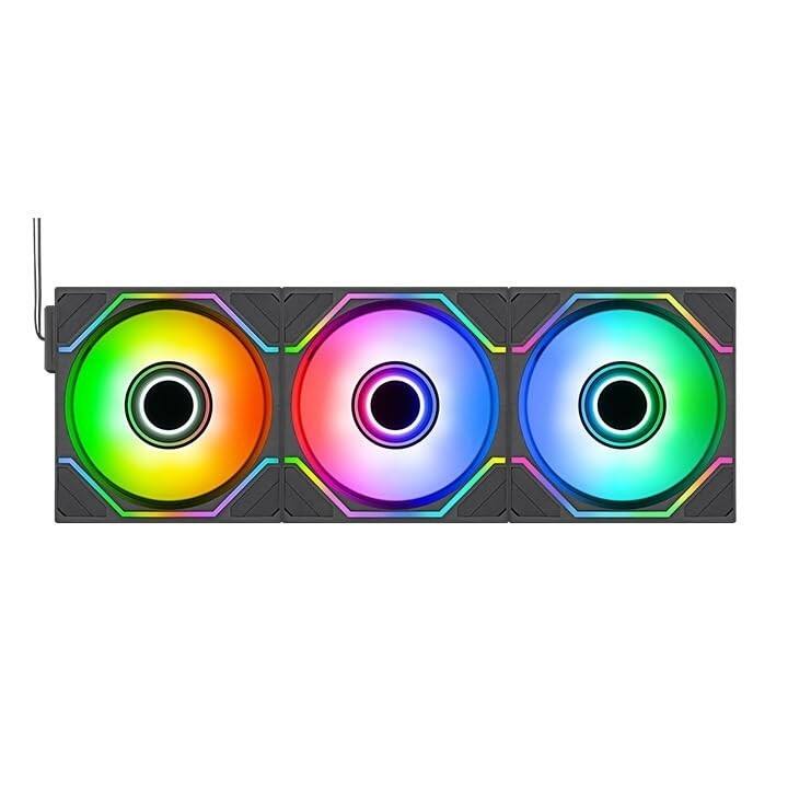 Alt View 1. Thermaltake - swafan 120 ex infinity cooling fan clf245pl12swa - Black.