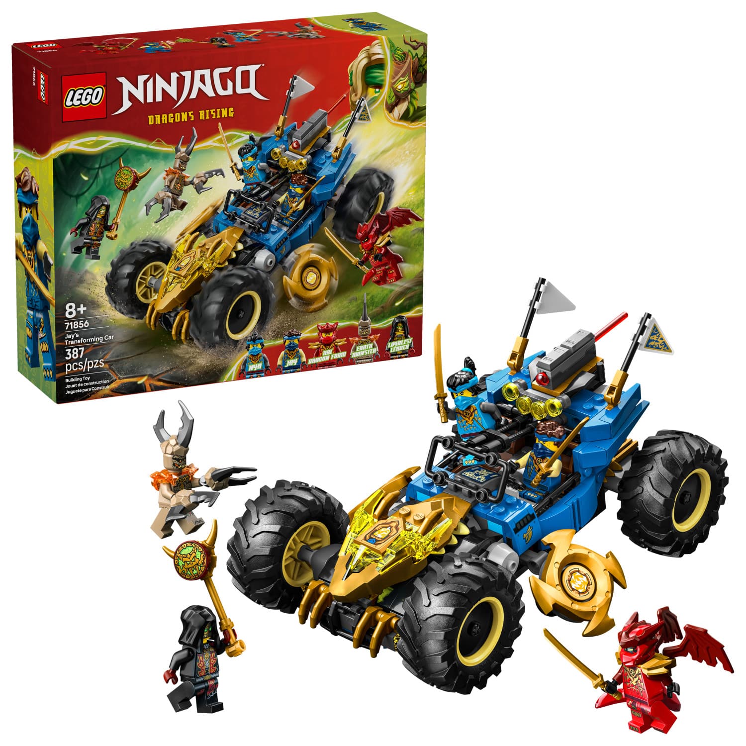 LEGO - NINJAGO Jay’s Transforming Car Toy 71856