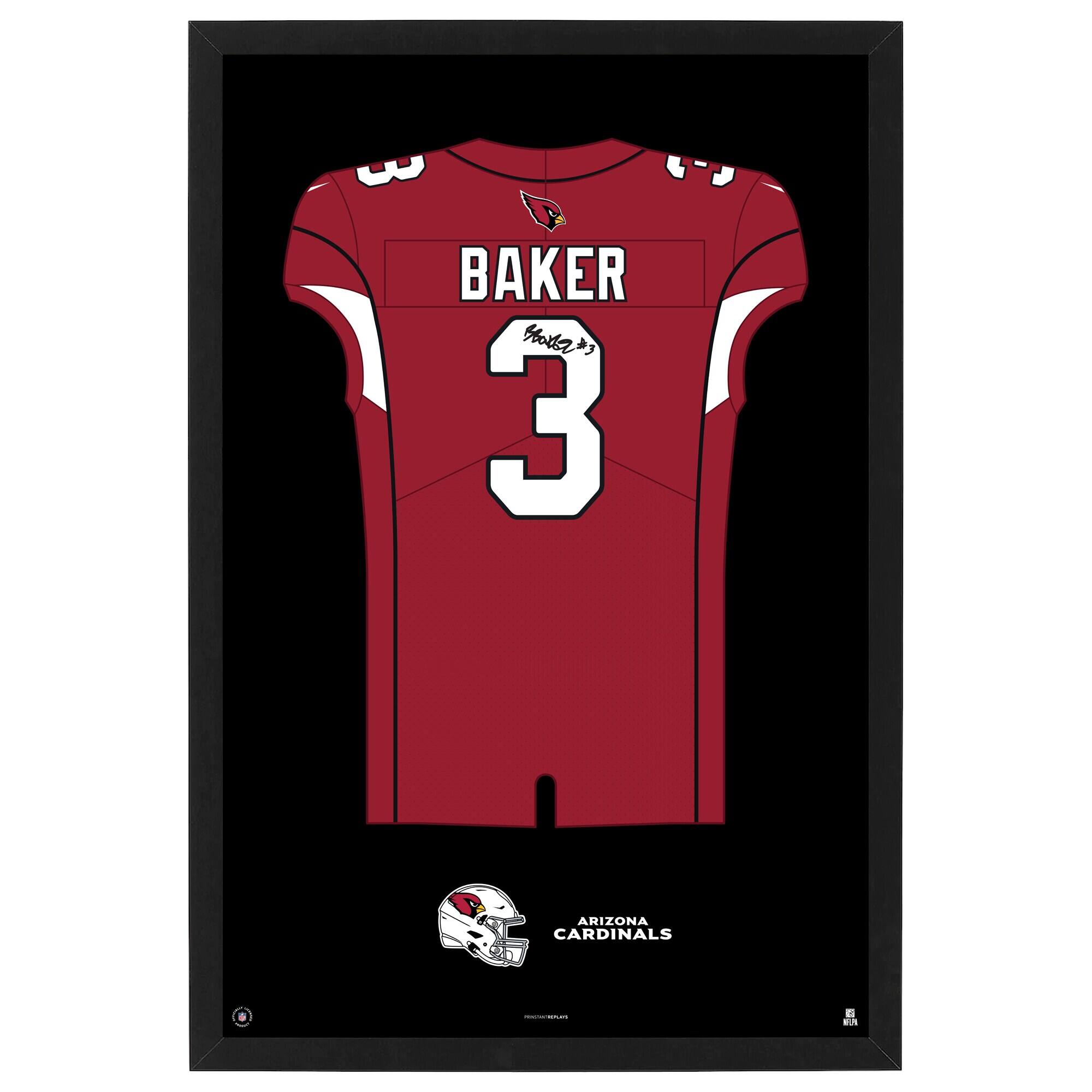 Budda Baker Arizona Cardinals Home Jersey Framed Art Print