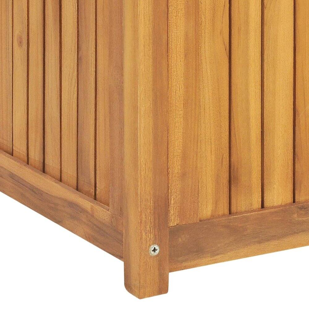 Alt View 3. vidaXL - Garden Box Solid Teak Wood - Brown.