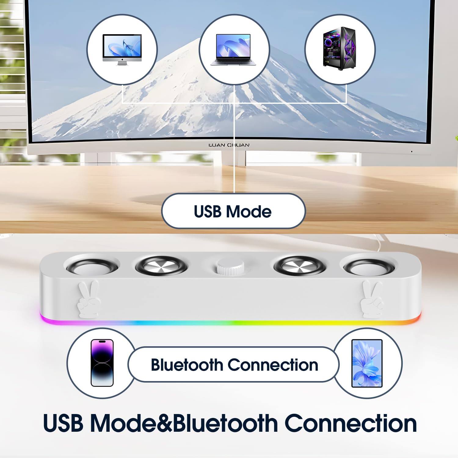USB Mode

USB Mode & Bluetooth Connection
