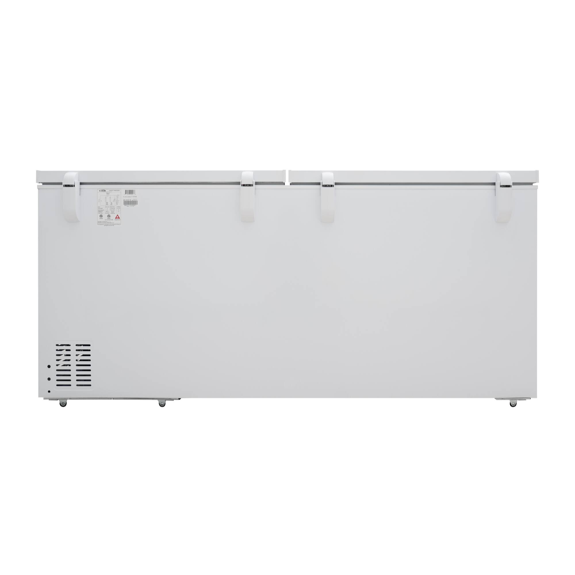 Alt View 9. Koolmore - 79 in. Commercial Chest Freezer, 30 Cu. Ft. in White, ETL Listed (KM-SCF-30C) - White.