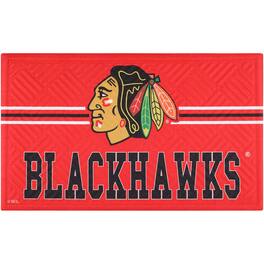 Evergreen Enterprises - Chicago Blackhawks Embossed Door Mat - Multicolor