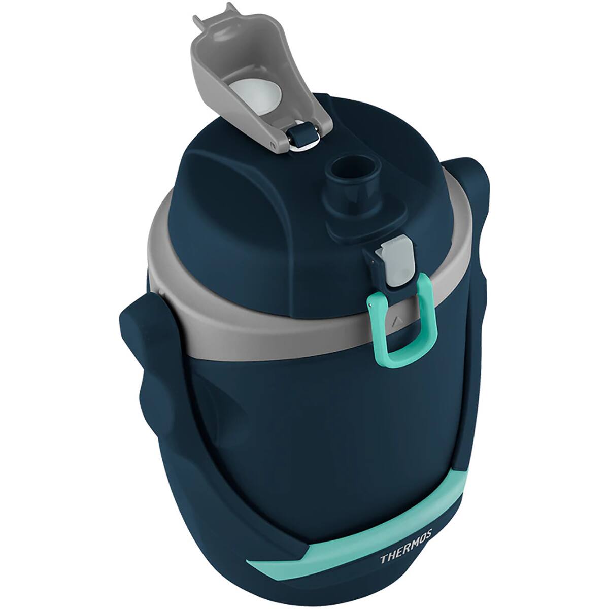 Alt View 2. Thermos - Thermos 64 oz. Foam Insulated Flip-Up Lid Water Bottle with Handle - Navy - Navy.