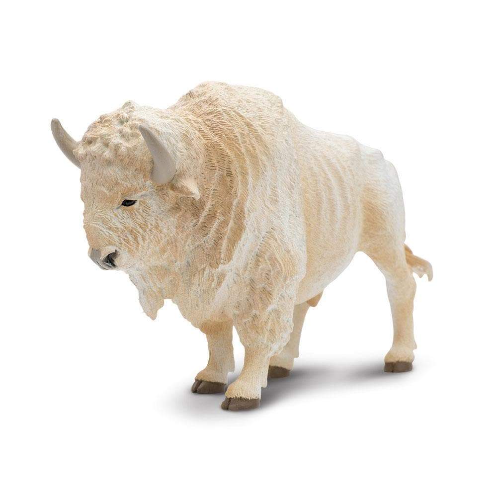 Alt View 2. Safari Ltd. - White Buffalo Toy Figurine.