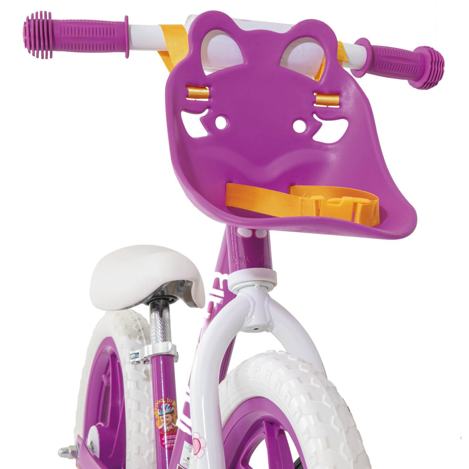 Alt View 2. JOYSTAR - JOYSTAR Roadster 14" Kids Balance Bike for Boys Girls Ages 4-6, Toddler Balance Bikes with Footrest & Doll Seat, Purple - Purple.