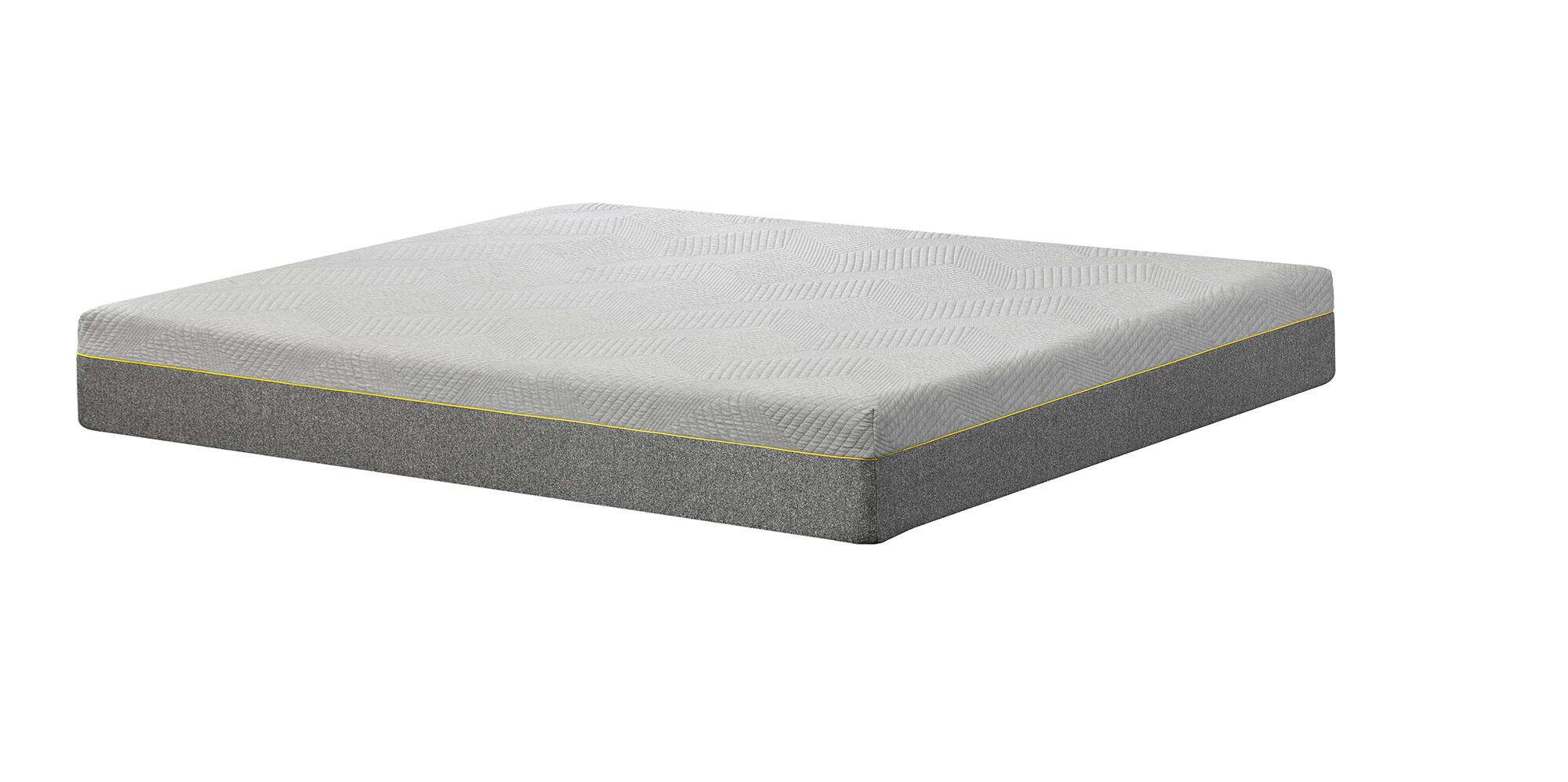 Alt View 1. Bestier - 12 Inch Queen Size Gel Memory Foam Mattress, Breathable Design, High-Density Pressure Relief Support - Grey.