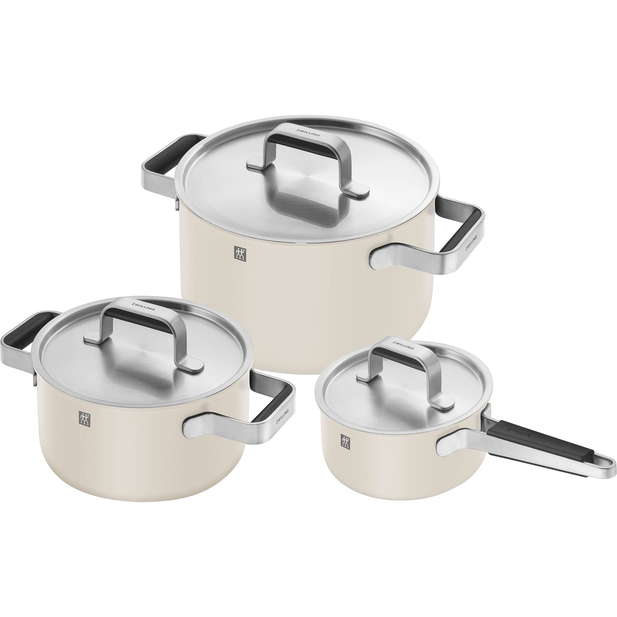 ZWILLING - Pure 6-pc Stainless Steel Cookware Set - Ivory