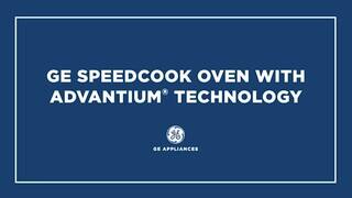 Over-the-range Advantium Speedcook Technology