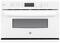 GE - Profile Series Advantium 120V 1.7 Cu. Ft. Built-In Microwave - White on White-Front_Standard