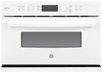 Front. GE - Profile Series Advantium 120V 1.7 Cu. Ft. Built-In Microwave - White on White.