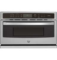 GE Profile - Advantium 30" Built-In Single Electric Wall Oven with Microwave - Stainless Steel - Front_Zoom