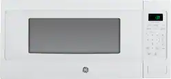 GE - Profile Series 1.1 Cu. Ft. Built-In Microwave with Sensor Cooking and Defrost - White - Front_Zoom