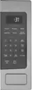 Alt View 11. GE - Profile Series 1.1 Cu. Ft. Mid-Size Microwave with Sensor Cooking - Stainless Steel.
