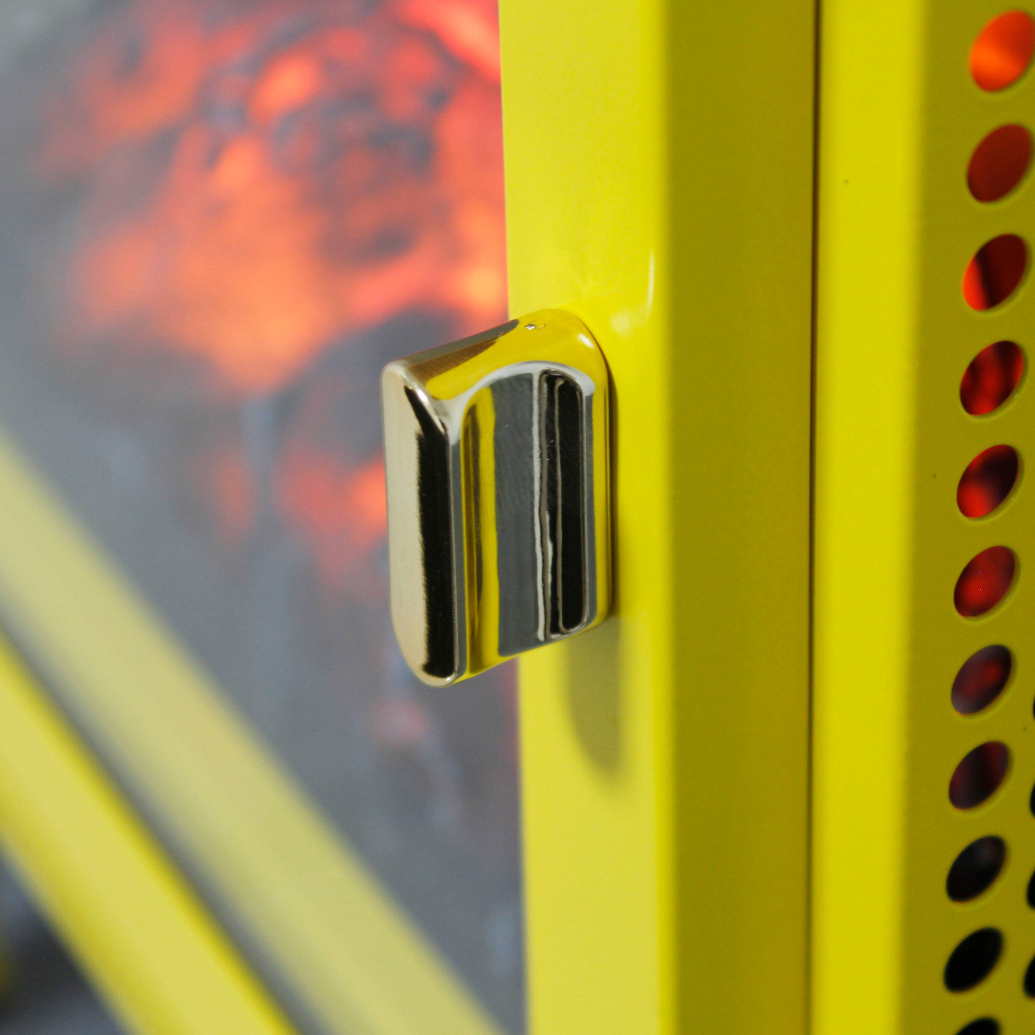 Alt View 9. Mondawe - 18" Freestanding Electric Fireplace Stove Heater w/ 3D Panoramic Flame, CSA/UL Certified, 5000 BTU, 400 Sq.Ft. - Yellow.