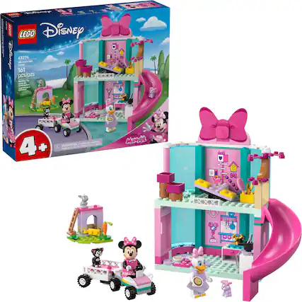LEGO Disney
43274
Minnie's Pet
161 pcs/pzs
4+
WARNING: CHOKING HAZARD - Small parts. Not for children under 3 years.