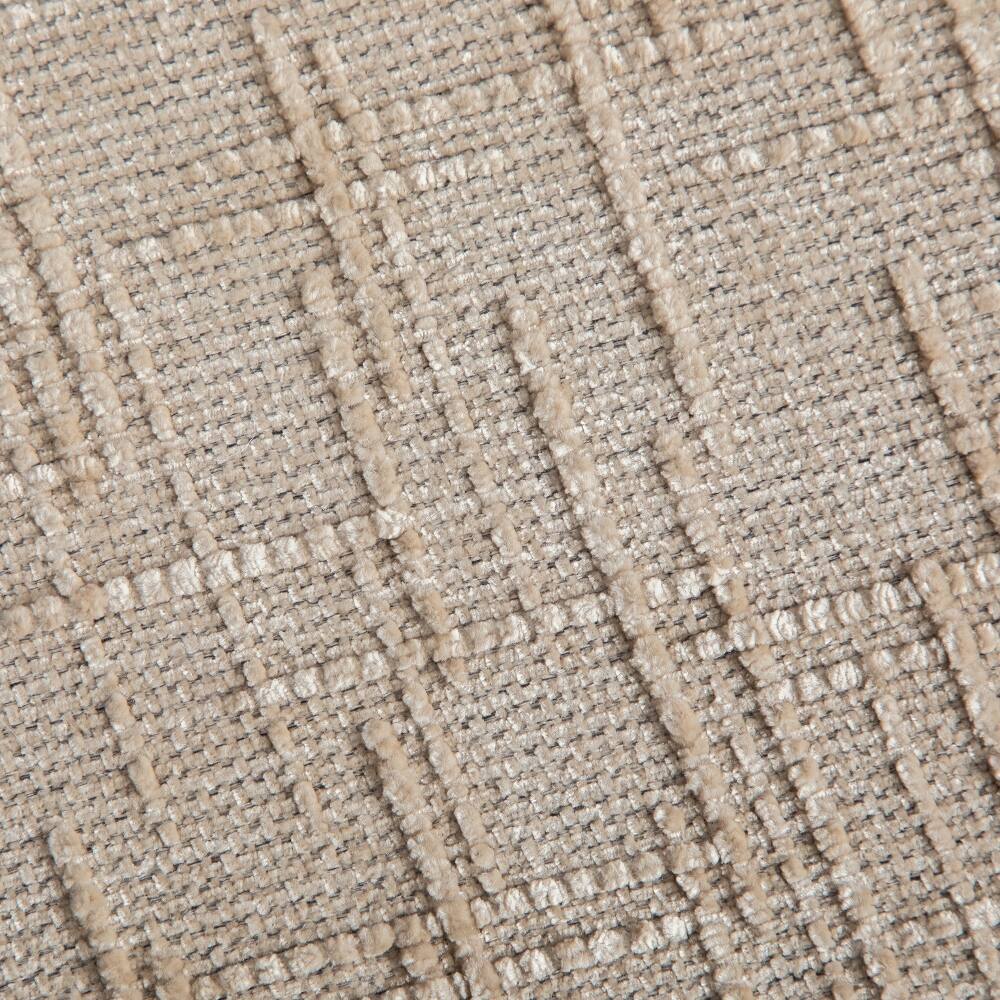 Alt View 4. Ropilly - Ropilly 77.17" Modern Upholstered End of Bed Bench, Chenille Chaise Lounge Couch with Armrests, Wheat - Wheat.