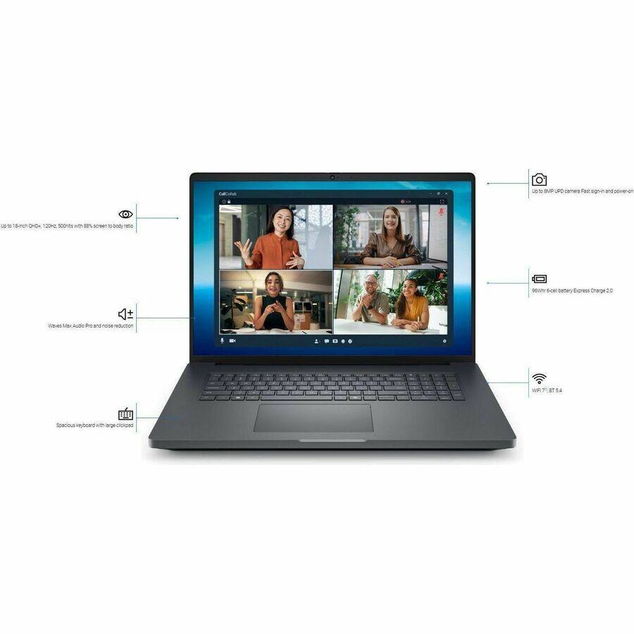 - Up to 18-inch OLED, 120Hz, 300nits with 88% screen to body ratio
- Waves Max Audio Pro and noise reduction
- Spacious keyboard with large clickpad
- Up to 1080p UHD cameras Fast sign-in and power-on
- 96Wh 6-cell battery Express Charge 2.0
- Wi-Fi 7 & BT 5.4