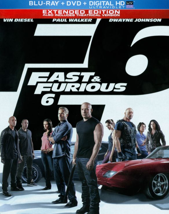  Fast &amp; Furious 6 [SteelBook] [Includes Digital Copy] [UltraViolet] [Blu-ray/DVD] [2 Discs] [2013]