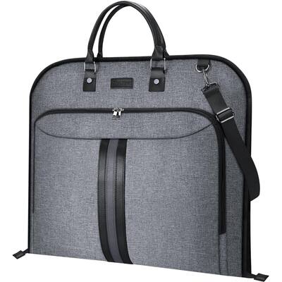 suit dress bag Dalix 60" Professional Garment Bag Cover for Suits Pants and Gowns Dresses (Foldable)