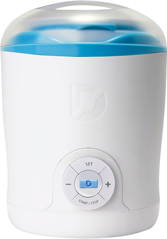 Dash 2-Quart Greek Yogurt Maker White/Blue DGY001WBU - Best Buy