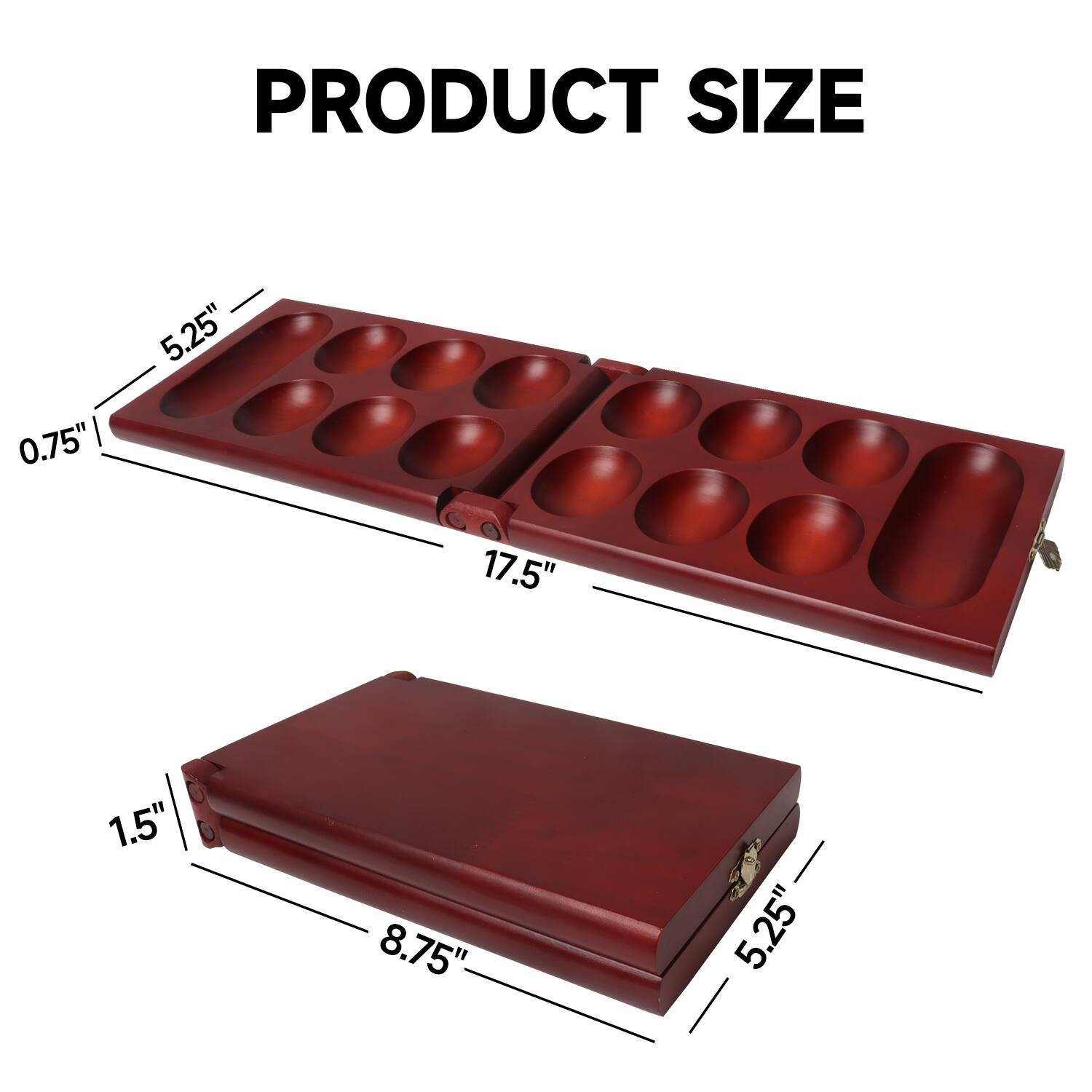 PRODUCT SIZE
0.75"
5.25"
17.5"
1.5"
8.75"
5.25"