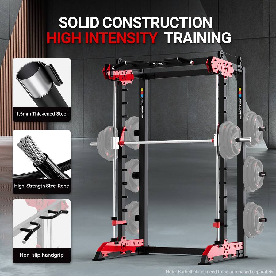 SOLID CONSTRUCTION HIGH INTENSITY TRAINING

1.5mm Thickened Steel

High-Strength Steel Rope

Non-slip handgrip

Note: Barbell plates need to be purchased separately.