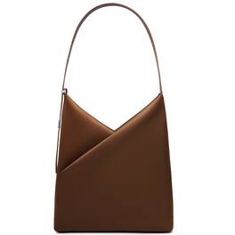 Lux & Nyx - Origami 15" Laptop Hobo Bag - Convertible Shoulder Bag - Sepia