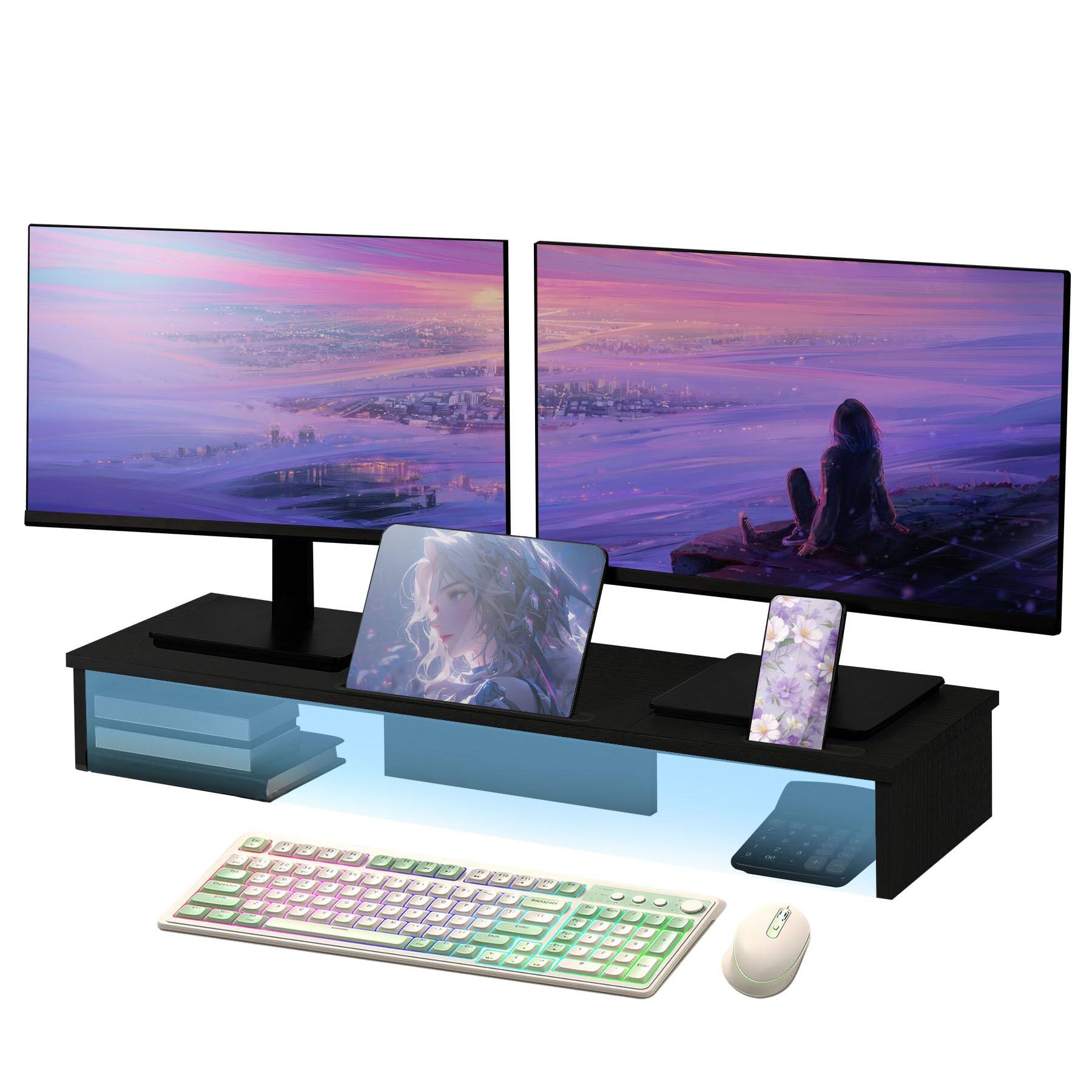 35.7" Black with Lights