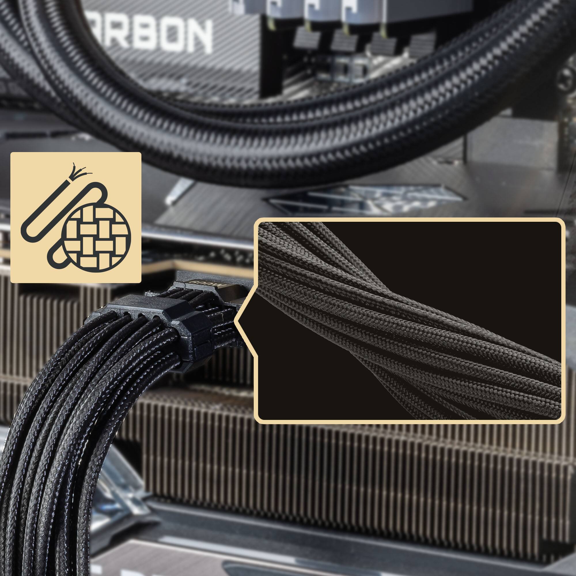 Alt View 7. MSI - MEG Ai1600T PCIE5 1600W ATX 3.1 & PCIe 5.1 Ready Full Modular 80 Plus Titanium Gaming Power Supply - Black.