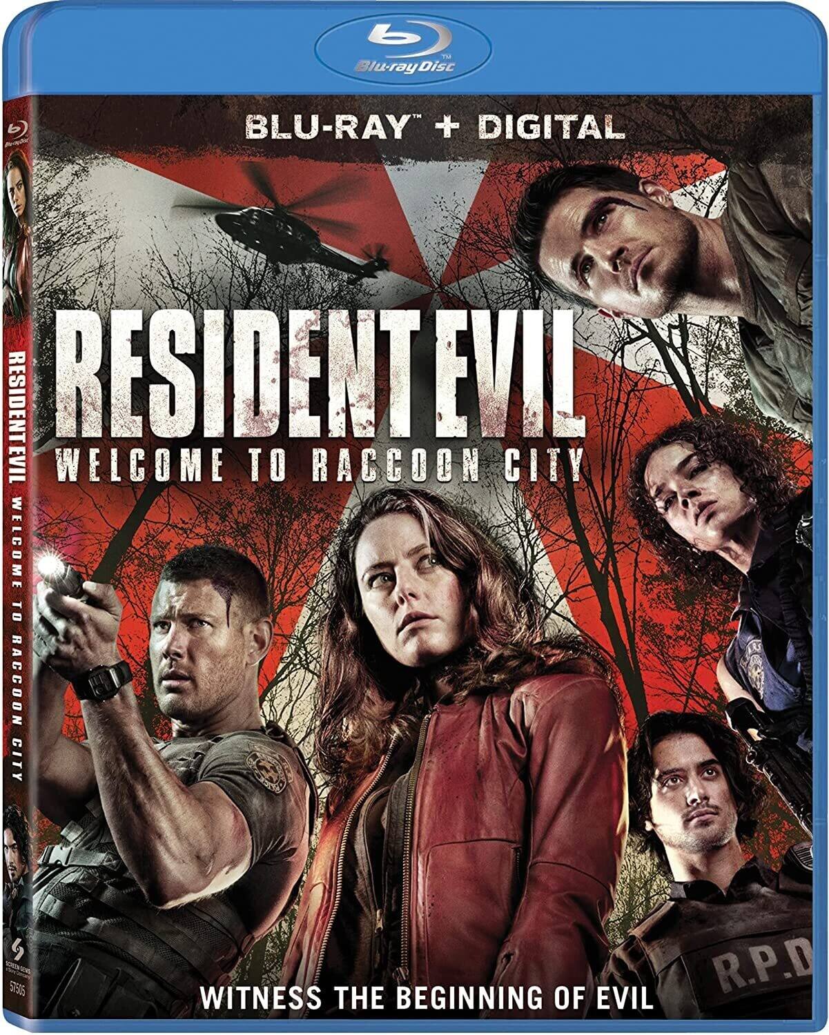 Front. Resident Evil: Welcome to Raccoon City   - BLU-RAY.