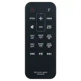 VINABTY - New COV33552424 Replaced Remote Fits for LG Sound Bar SPJ2B-W SJ2 SJ2.AEUSLLK SJ2.DEUSLLK SPJ2BW - Black
