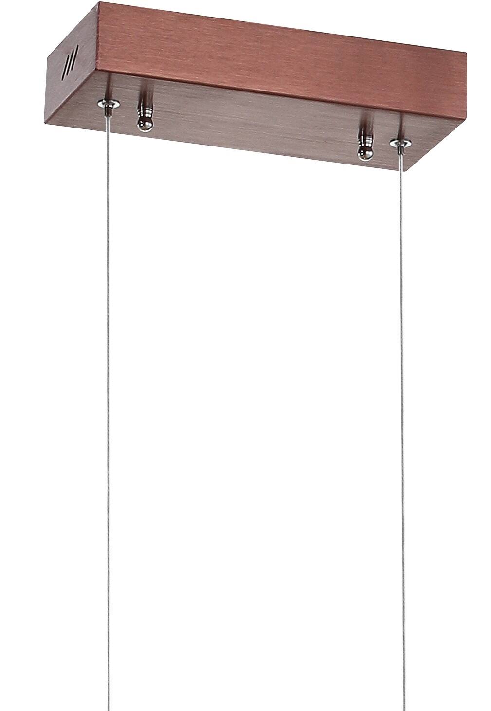Alt View 5. Jonathan Y - Draper 40" Dimmable Adjustable Integrated LED Metal Linear Pendant, Anodized Bronze - Anodized Bronze.
