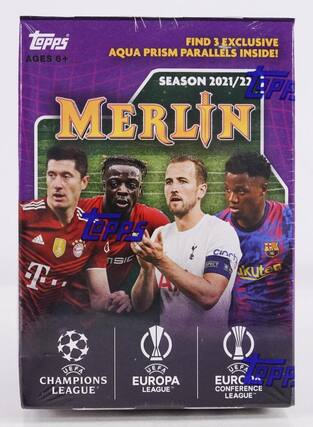 TOPPS FIND 3 EXCLUSIVE AQUA PRISM PARALLELS INSIDE! AGES 6+ SEASON 2021/22 MERLIN adidas OPPS NSIC T A + cinct SPECT O kuter UEFA CHAMPIONS LEAGUE UEFA EUROPA LEAGUE UEFA EUROPA LEAGUE