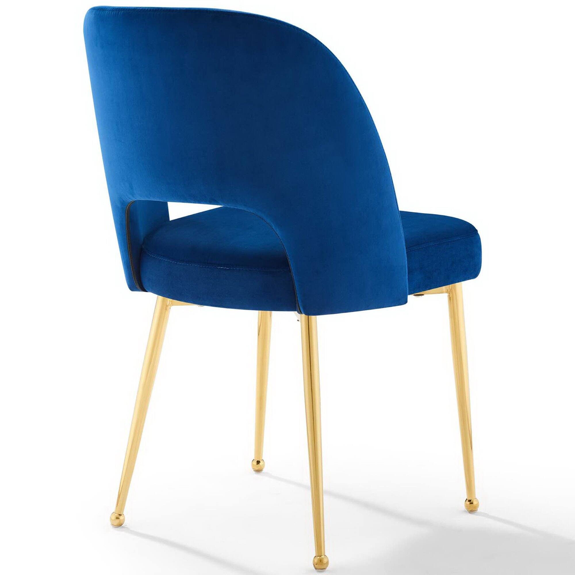 Alt View 3. Modway - Rouse Dining Room Side Chair by Modway - Navy.